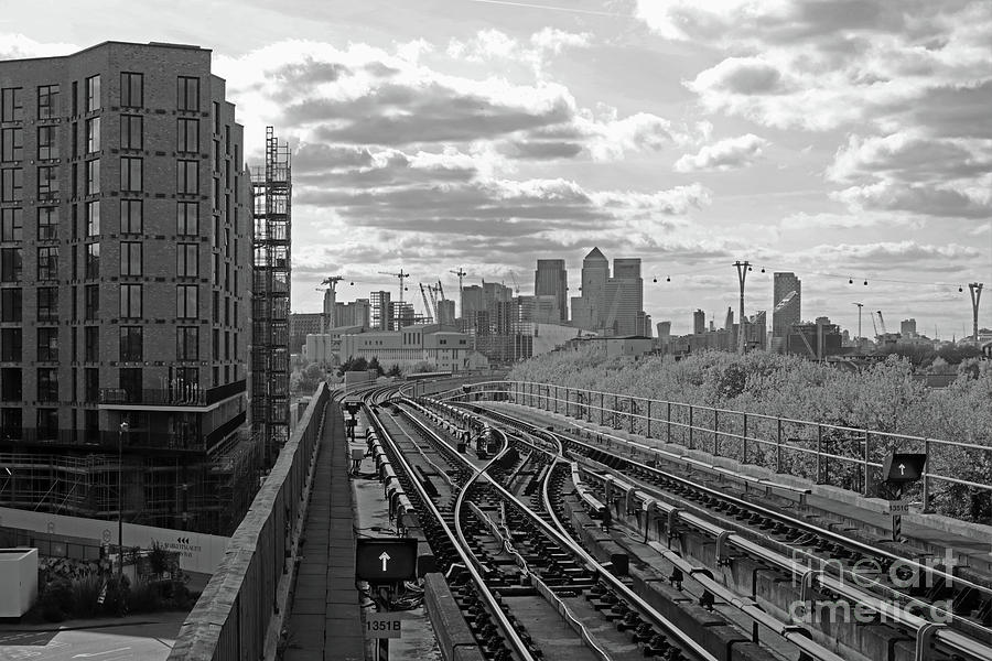 Tracks to London Photograph by Julia Gavin