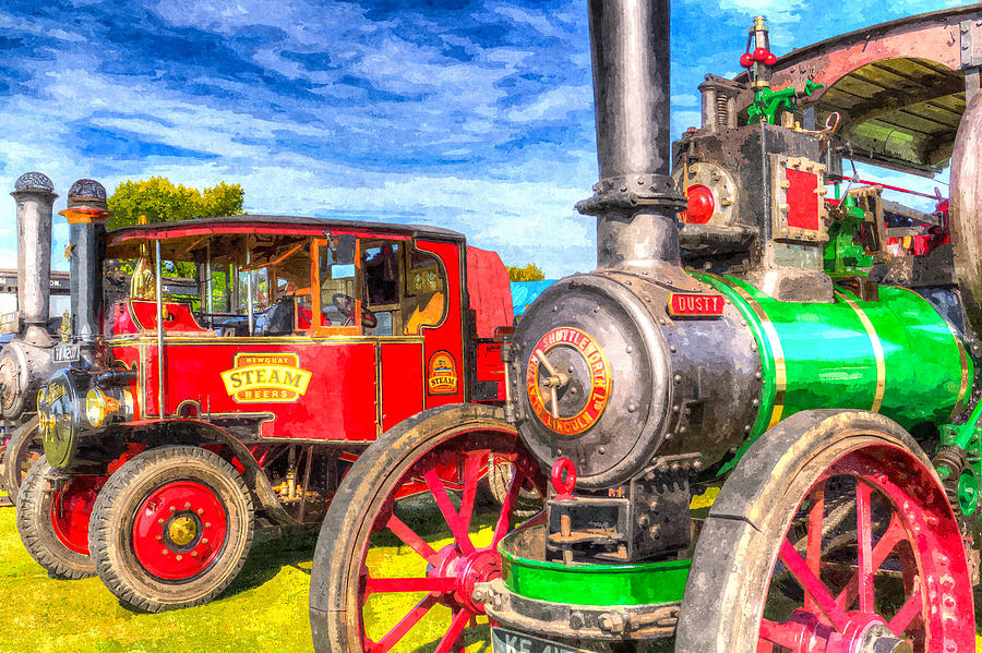 Traction Engine and Steam Lorry Art Photograph by David Pyatt