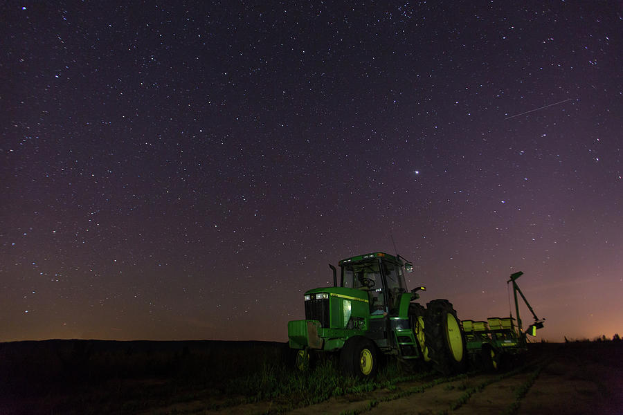 Tractor and Stars Photograph by Eilish Palmer