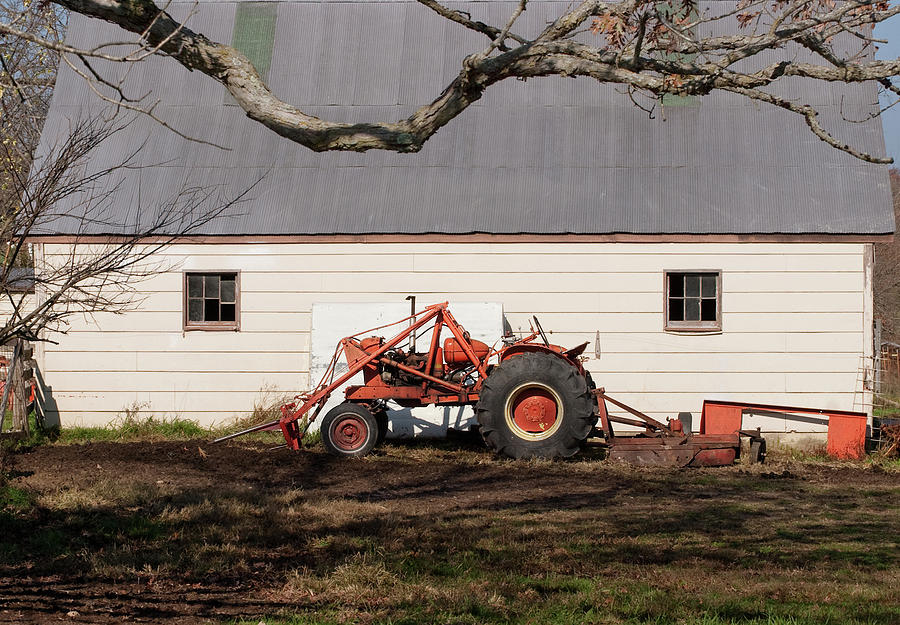Tractor barn Branch Photograph by Grant Groberg