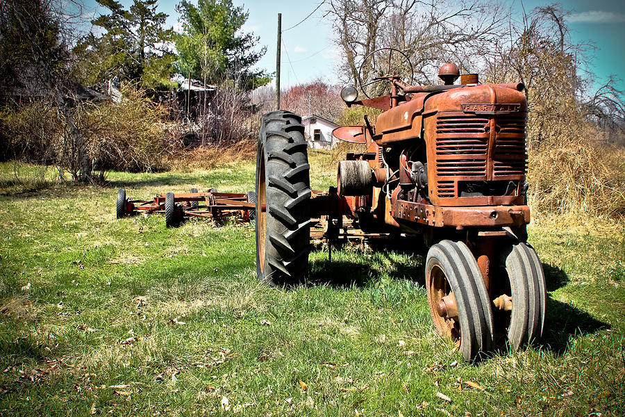 Tractor in the Country Photograph by Colleen Kammerer