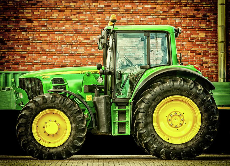 Tractor Digital Art by P - Fine Art America