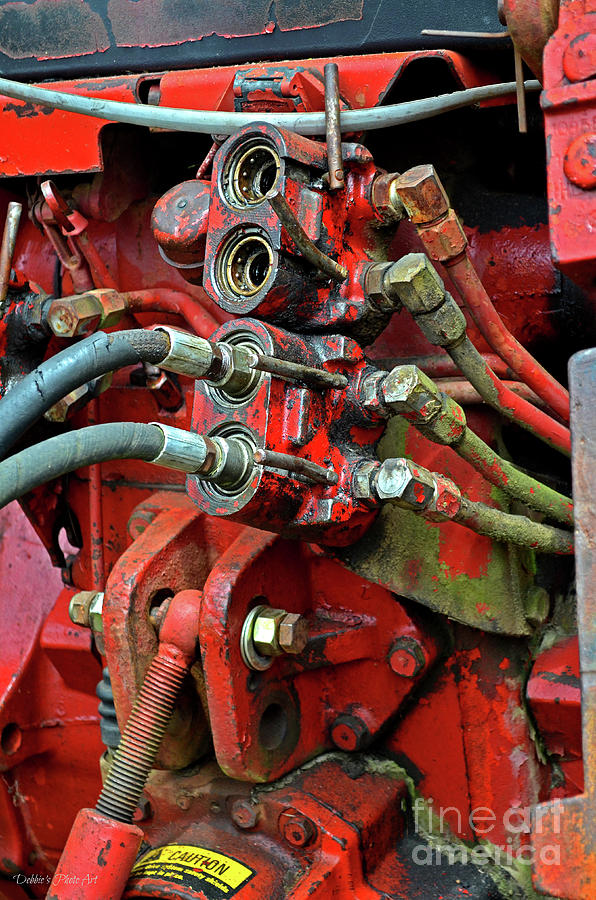 Tractor Parts, Hydraulics Photograph by Debbie Portwood