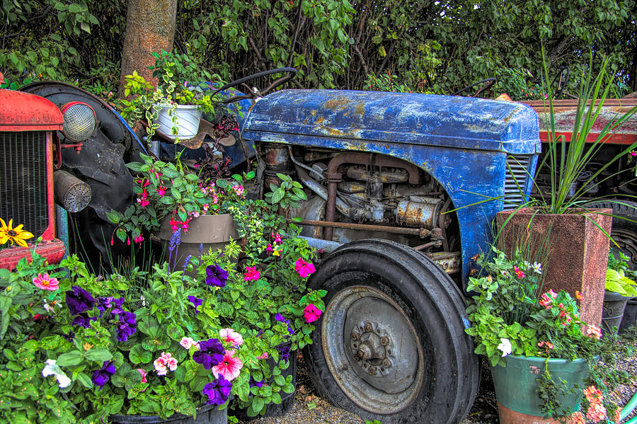 Tractor Retirement Photograph by Kathy Bassett