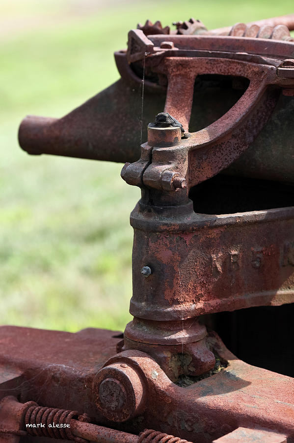 Tractor Steering Linkage Photograph by Mark Alesse