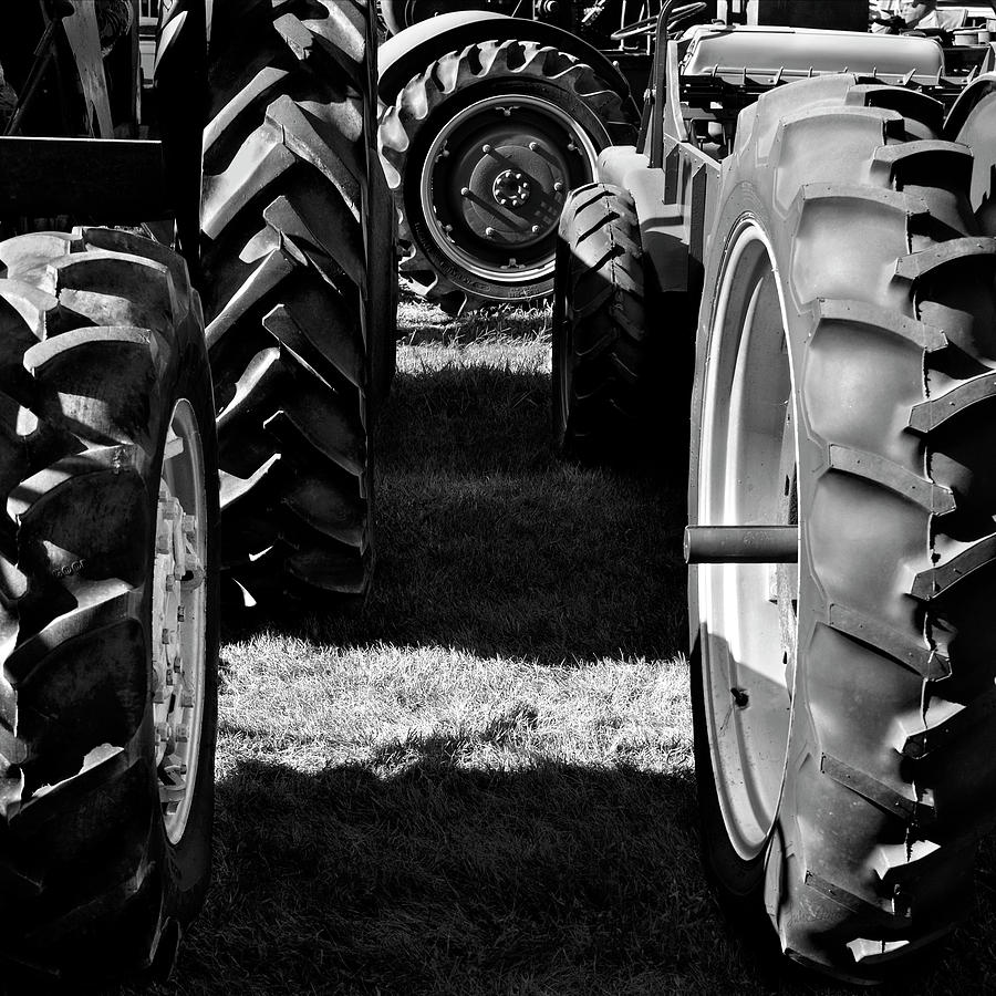 Tractor Tire LineUp Photograph by Luke Moore