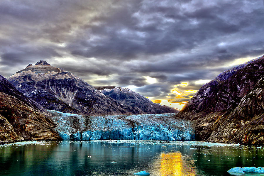 Tracy Arm Fjord, Alaska Photograph by Brett Wiatre