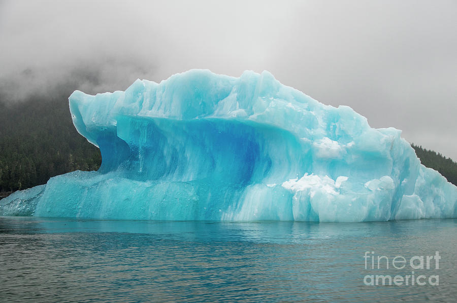 Frozen Wave Iceberg Photograph by Louise Magno