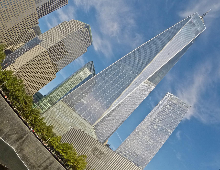 Architecture Photograph - Trade Center View by Steven Lapkin