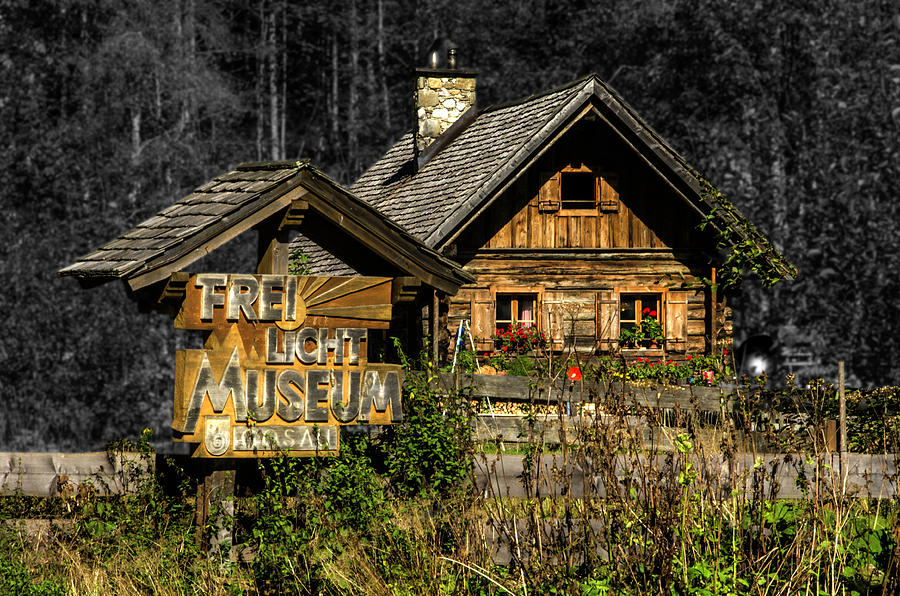 Traditional Austrian wooden house Photograph by Wolfgang Stocker