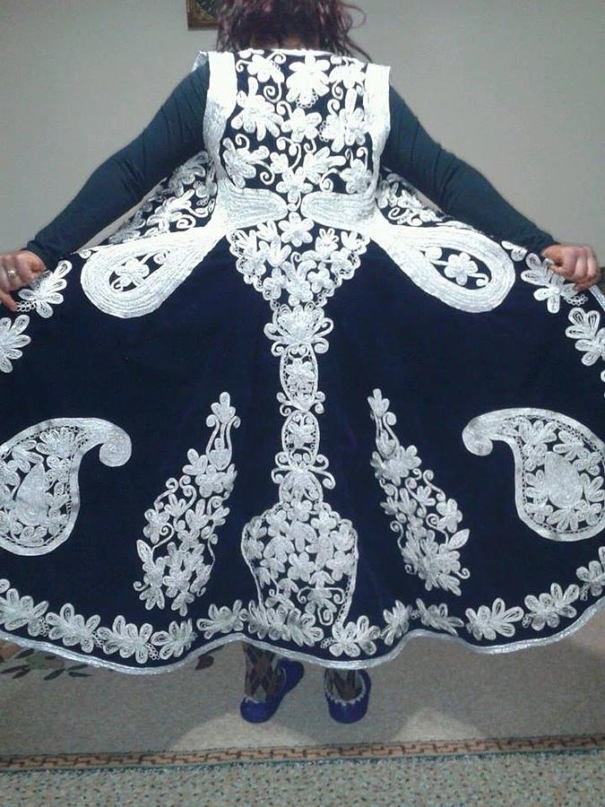 Dress Tapestry - Textile - Traditional Dress For Bride by Renea Morina