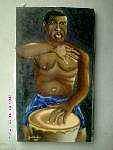 Traditional Drummer Painting by Olaoluwa Smith