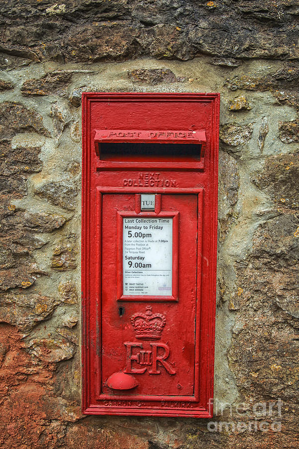 Traditional English postbox Photograph by Patricia Hofmeester