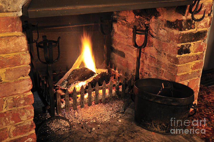 Pub Photograph - Traditional English Pub Fireplace by Andy Smy