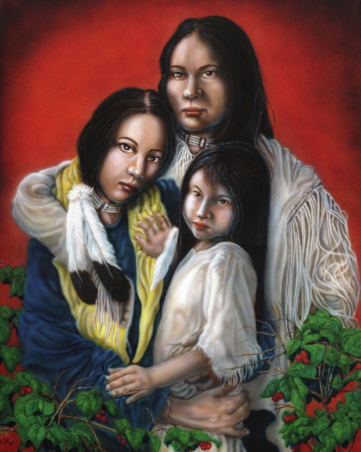 traditional family painting