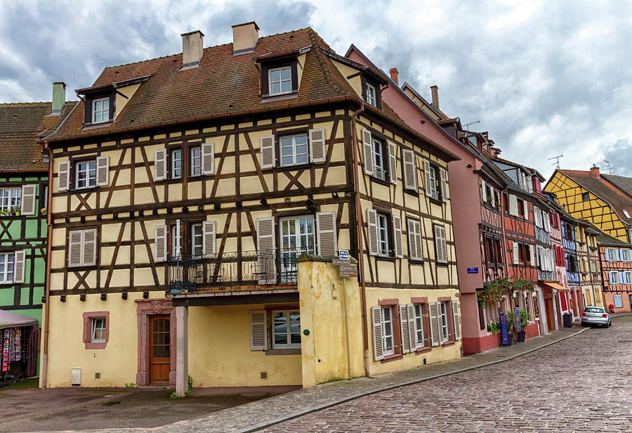 Traditional half-timbered houses in Colmar, Alsace, France Photograph by Elenarts - Elena Duvernay photo