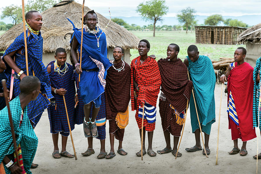 Traditional Maasai jumping dance Photograph by RicardMN Photography