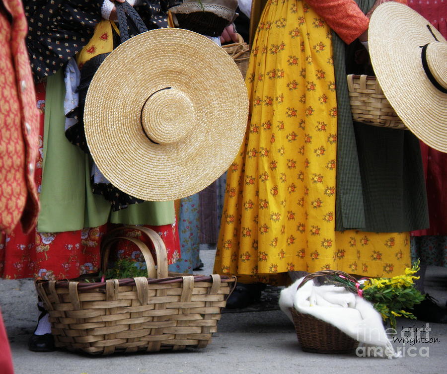 Hat Photograph - Traditional Provence Costumes by Lainie Wrightson