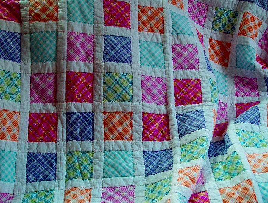 Traditional quilt Photograph by Lila Mattison