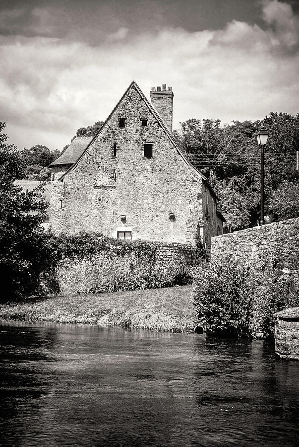 Traditional Stone Farmhouse, Asnieres-sur-Vegre, Sarthe Photograph by Mark Summerfield