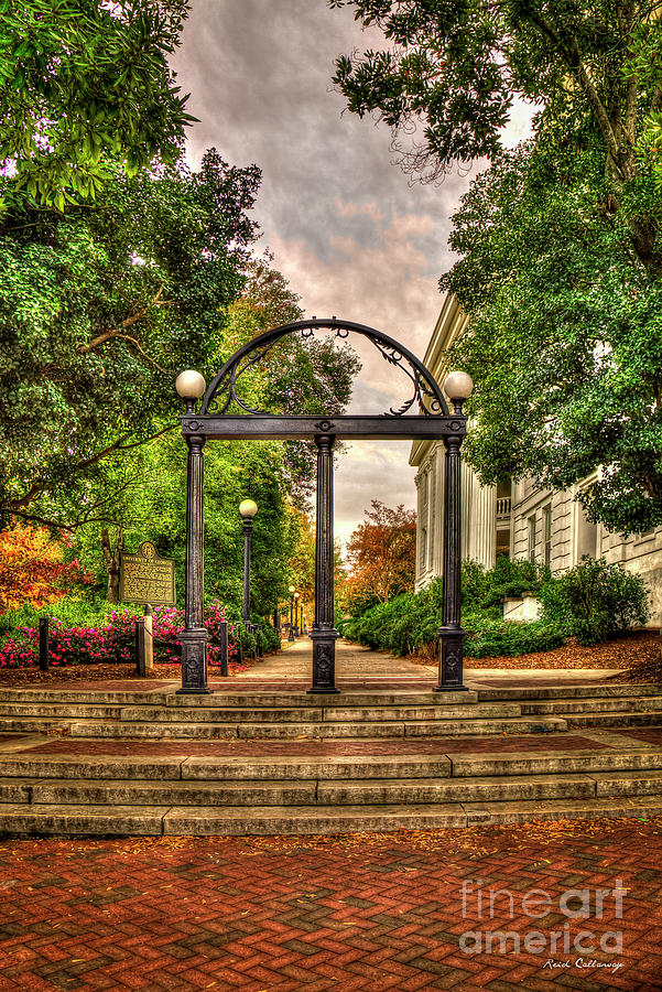 Traditions Live On 3 The Arch UGA  Athens Georgia Fall Art Photograph by Reid Callaway