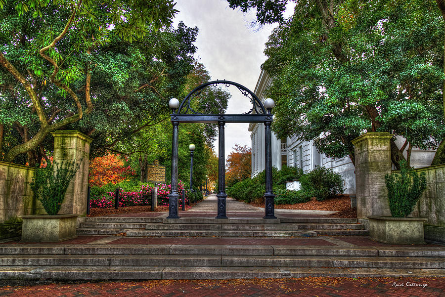 Athens GA Traditions Live On The Arch UGA Athens Georgia Fall Art Photograph by Reid Callaway