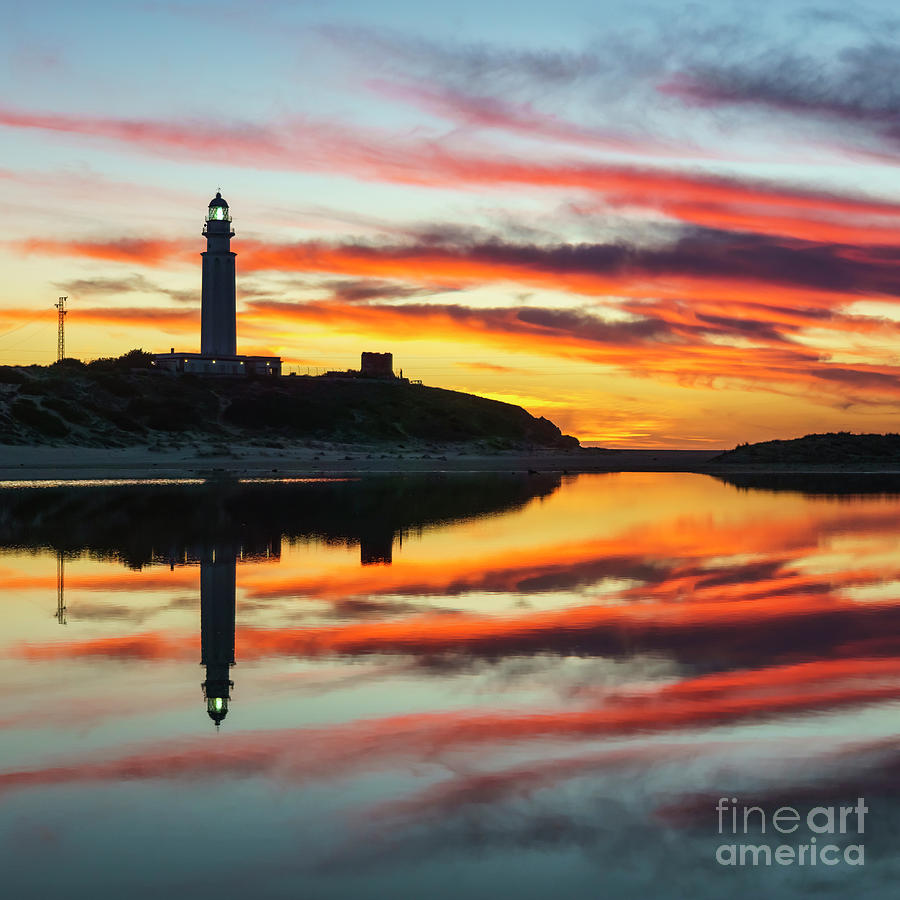 Trafalgar Lighthouse Barbate Cadiz Spain Photograph