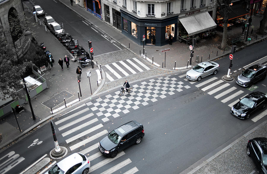 Traffic Bars in Paris Photograph by Jean Gill