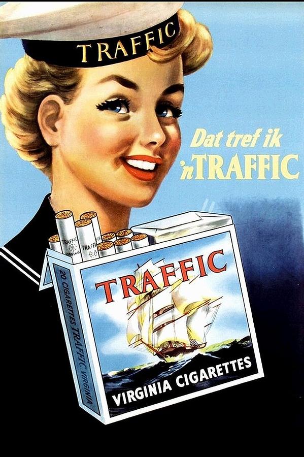 Traffic Cigarette Digital Art by Kim Kent
