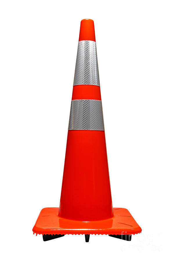 Device Photograph - Traffic Cone by Olivier Le Queinec