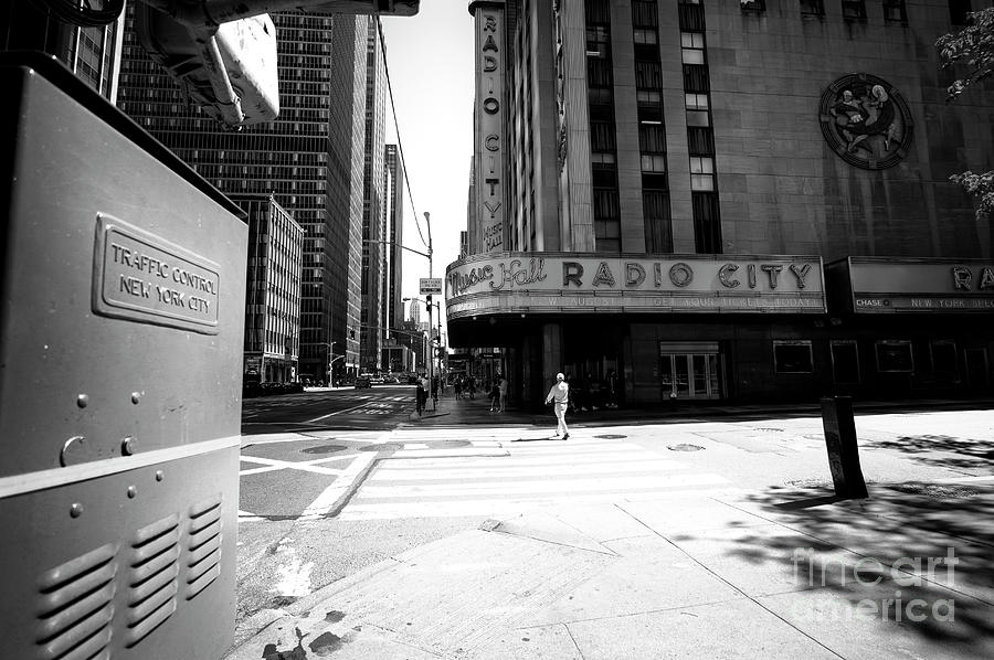 Traffic Control at Radio City in New York City Photograph by John Rizzuto