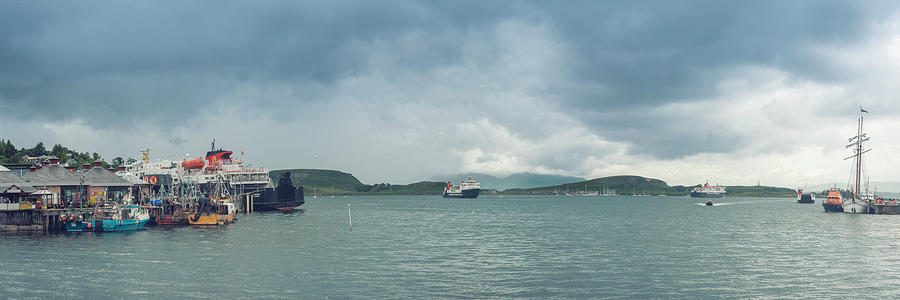 Traffic in Oban Harbour  Photograph by Ray Devlin