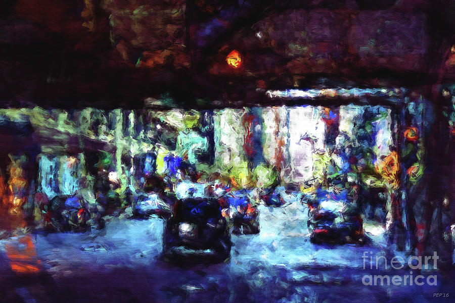 Traffic In The City Digital Art by Phil Perkins