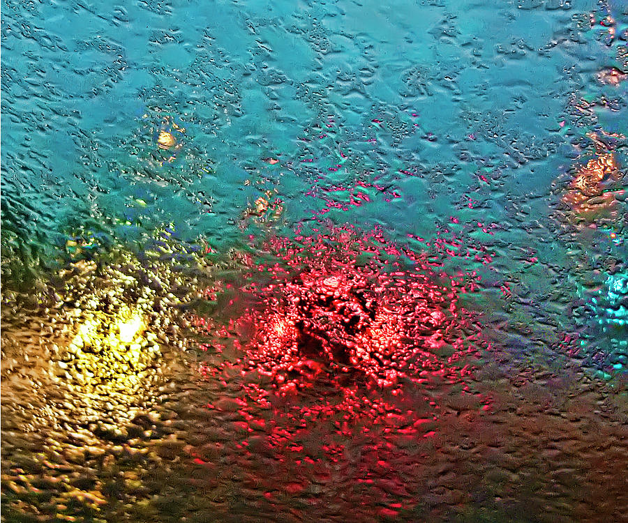 Traffic in Torrential Rain Photograph by Rhonda McDougall
