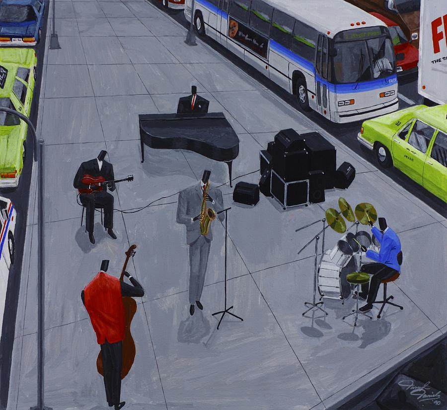 Traffic Jam Painting by Darryl Daniels