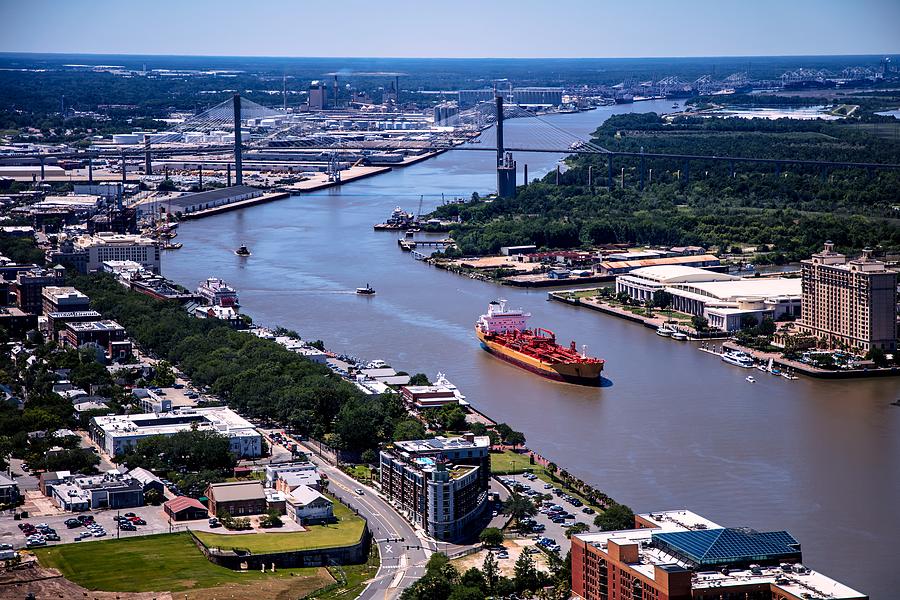 Traffic On The Savannah River  Photograph by Mountain Dreams