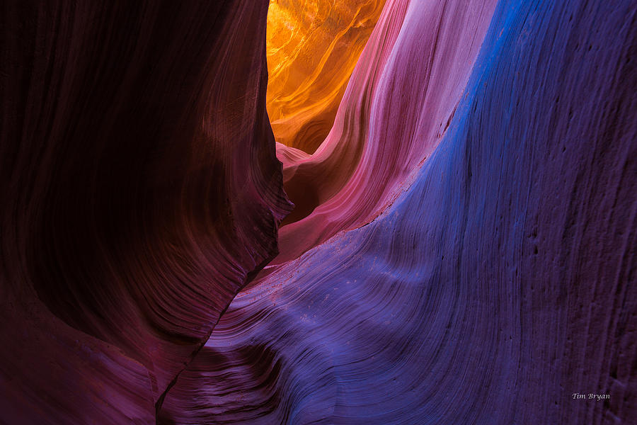 Landscape Photograph - Trail of Five Colors- Lower Antelope Canyon by Tim Bryan