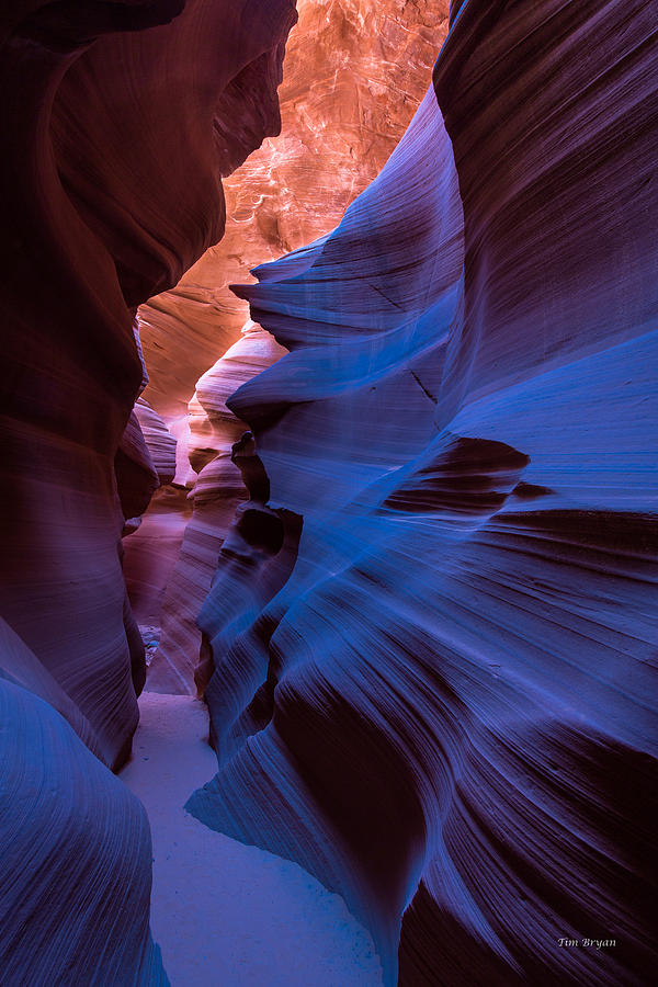 Landscape Photograph - Trail of Many Colors- Lower Antelope Canyon by Tim Bryan