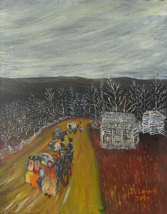 Trail of Tears Painting by Danny Lowe