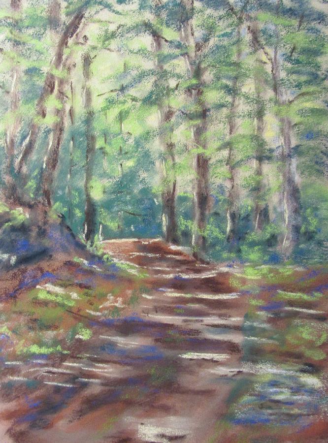 Tree Painting - Trail to the Ledges by Jane Baribeau