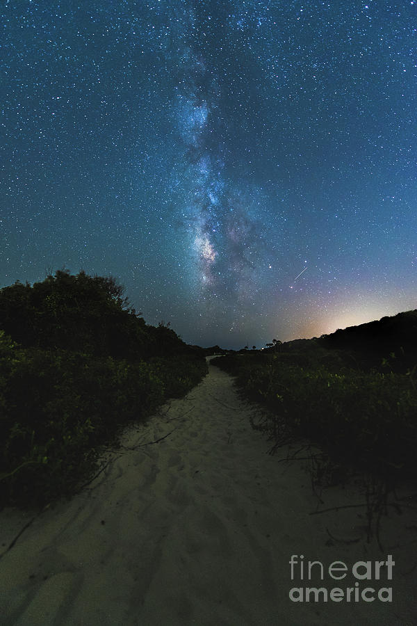 Trail to the Milky Way Photograph by Robert Loe