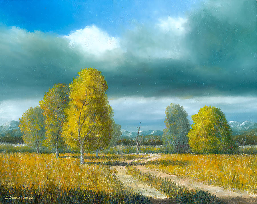 Trail Under Big Sky Painting by Douglas Castleman