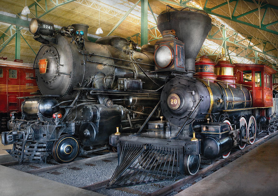 Train Photograph - Train - Engine - Steam Locomotives by Mike Savad
