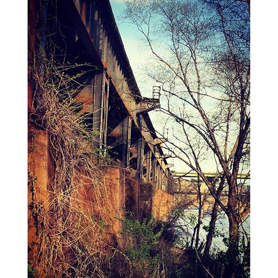 Train Bridge #jamesriver #visitvirginia Photograph by Joan McCool