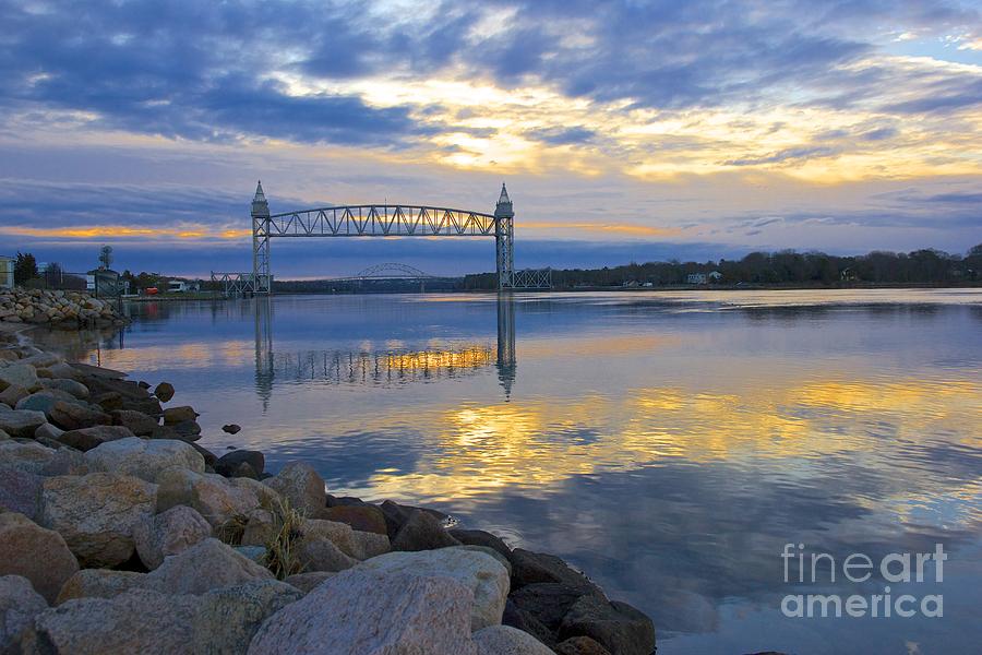 Bridge Photograph - Train Bridge Sunrise  by Amazing Jules