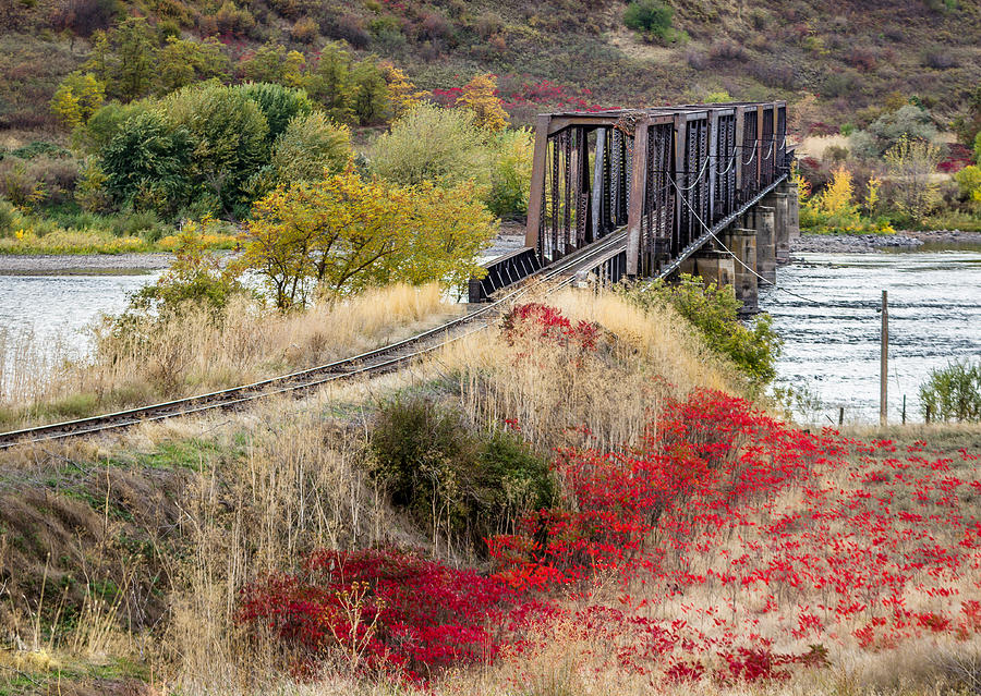 Train Bridge to Lapwai Photograph by Brad Stinson