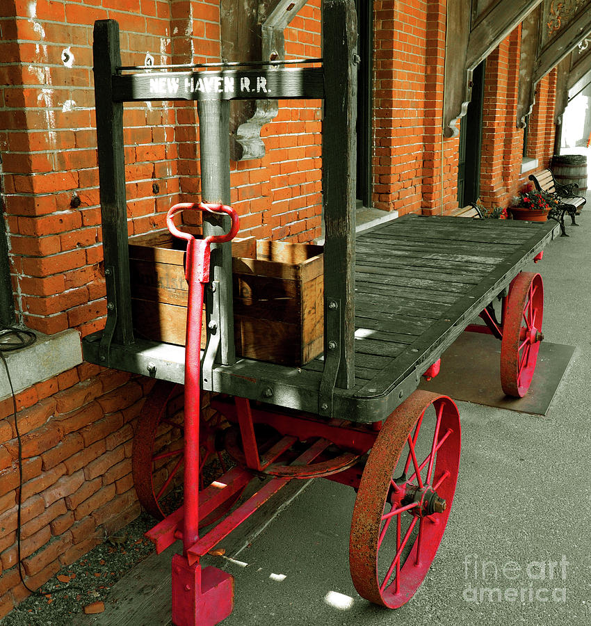 Train Cart Photograph by Raymond Earley