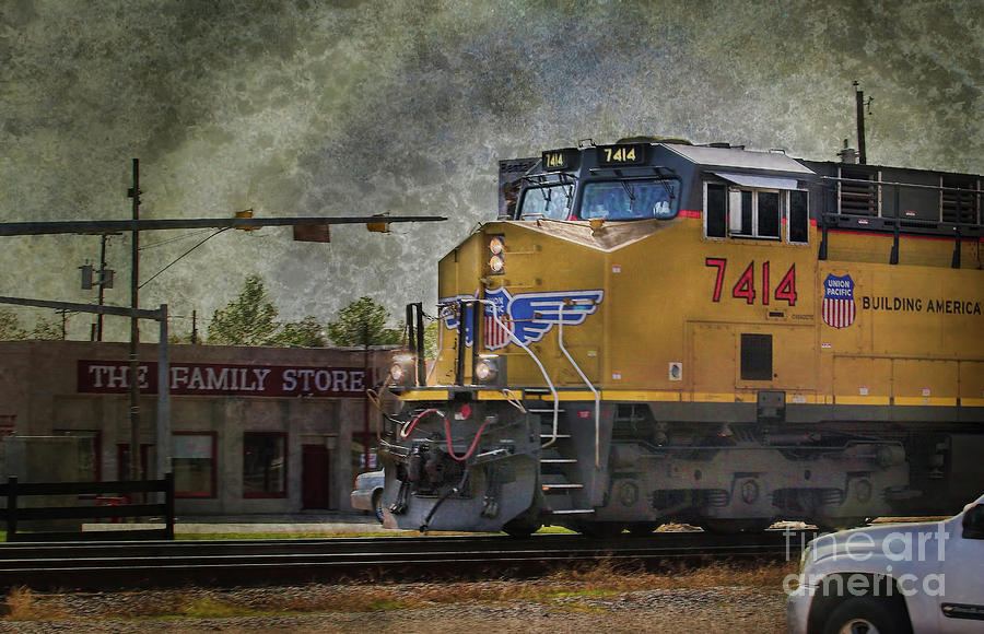 Train Coming Through Photograph by Joan Bertucci
