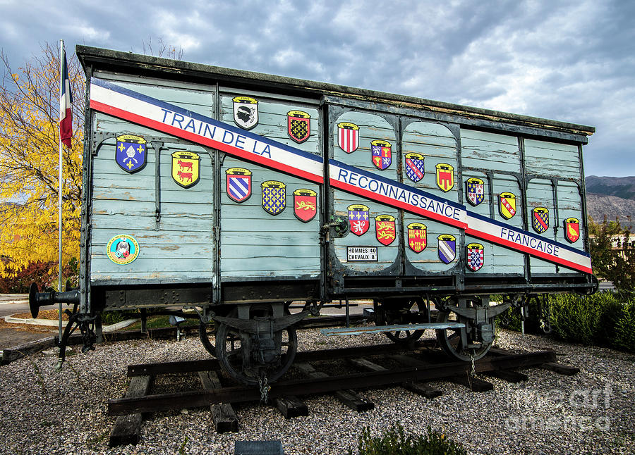 Train De La Reconnaissance Francaise - Ogden - Utah Photograph by Gary Whitton