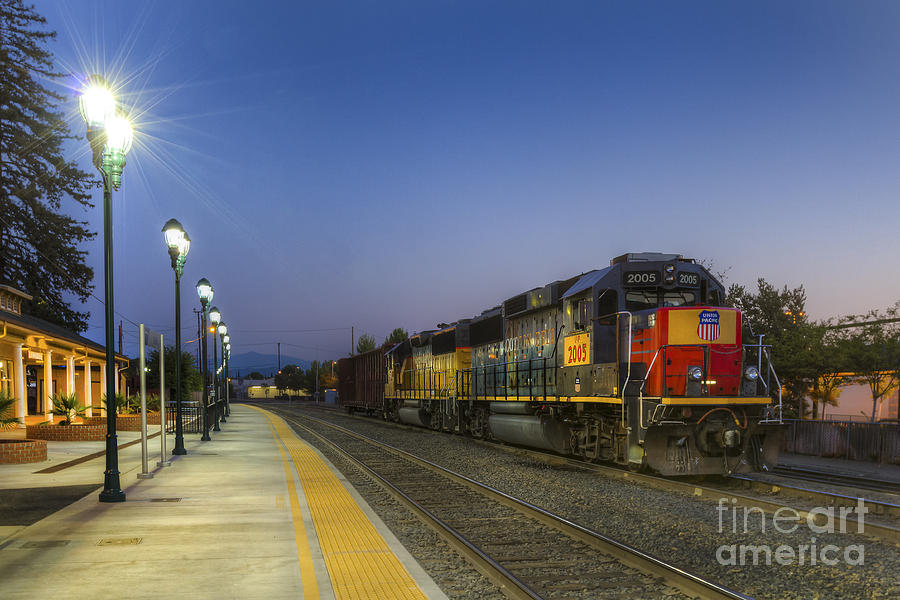 Train Depot Photograph by Randy Wood